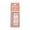 KISS imPRESS Bare but better Short Square Gel Press-On Nails, Glossy Light Pink, 30 Pieces