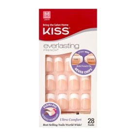 KISS Everlasting French Nail Kit Infinite Medium