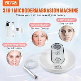 VEVOR Diamond Microdermabrasion Machine 3 in 1 Facial Beauty Equipment for Salon