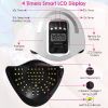SUN X11 MAX UV LED Nail Lamp for Manicure 280W Gel Polish Drying Machine with Large LCD Touch Professional Smart Nail Dryer