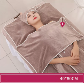 Towel Skin Management Pack Turban Absorbent Quick Dry Make Bed Queen Size (Option: Hazelnut brown-Chest towel 40x80cm)