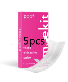 PAP Whitening Teeth Stickers Dazzle Whitening Teeth Strips (Option: Red 7pairs5pcs)
