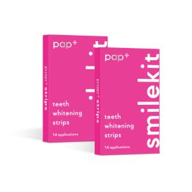 PAP Whitening Teeth Stickers Dazzle Whitening Teeth Strips (Option: Red 14pairs)