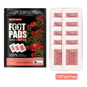 Plant Foot Patch Dehumidification Improve Sleep Relieve Stress Body Foot Massage Care Patch (Option: Rose)