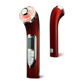 Five-in-one Radio Frequency Beauty Instrument (Option: Red-USB)