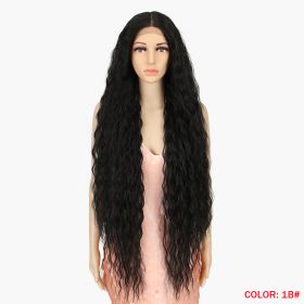 Women's Fashion Simple Front Lace Wig (Option: 1B)