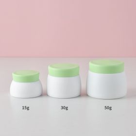 PP Double Cream Box Baby Mask Lotion Bottle Cream Jar (Option: Green-30g)