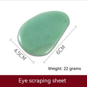 Natural Aventurine Scrapping Plate (Option: Eye Scraping Piece)