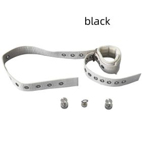 Magnetic Buckle Type Restraint And Fixing Strap (Option: Black-Cotton style)