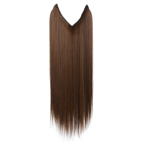 Women's One-piece Adjustable Invisible Straight Multi-color Gradient Hair Extension Fishline (Option: NO.2NO.30-14inch)