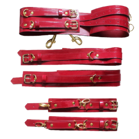 Women's Sexy Leather Bracelet Belt (Color: Red)